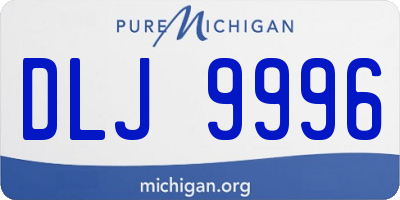 MI license plate DLJ9996