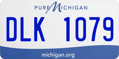 MI license plate DLK1079