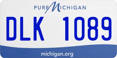 MI license plate DLK1089