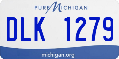 MI license plate DLK1279