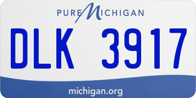 MI license plate DLK3917