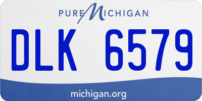 MI license plate DLK6579