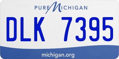MI license plate DLK7395