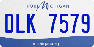 MI license plate DLK7579