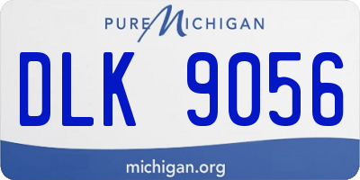 MI license plate DLK9056