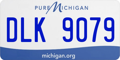 MI license plate DLK9079