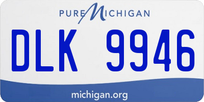 MI license plate DLK9946