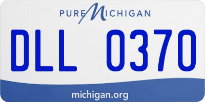 MI license plate DLL0370