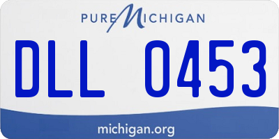MI license plate DLL0453