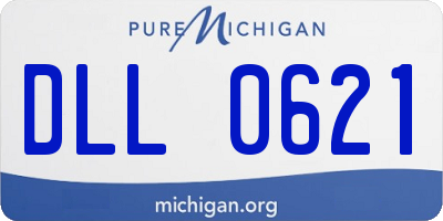 MI license plate DLL0621