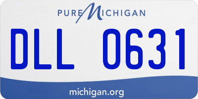MI license plate DLL0631