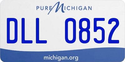 MI license plate DLL0852