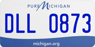 MI license plate DLL0873