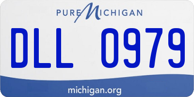 MI license plate DLL0979