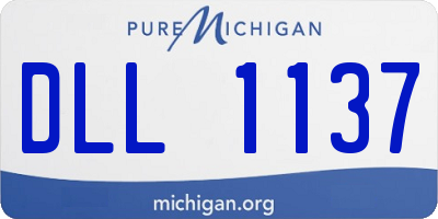 MI license plate DLL1137