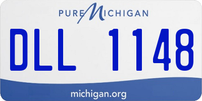 MI license plate DLL1148