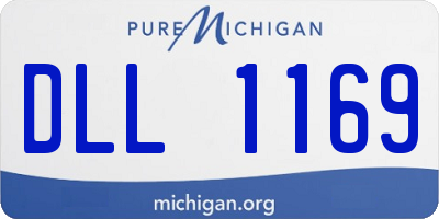 MI license plate DLL1169