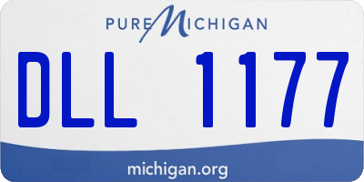 MI license plate DLL1177