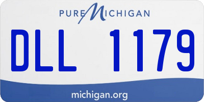 MI license plate DLL1179