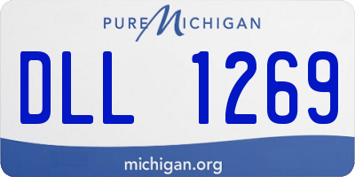 MI license plate DLL1269