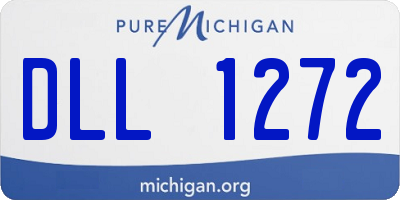 MI license plate DLL1272