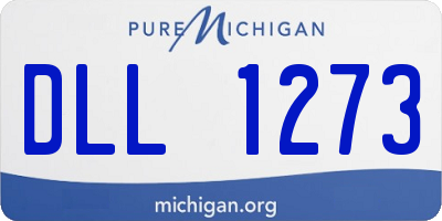 MI license plate DLL1273