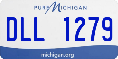 MI license plate DLL1279
