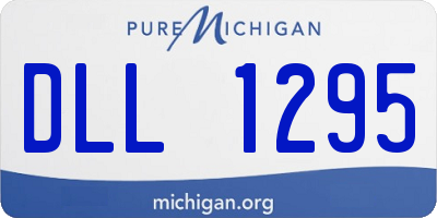 MI license plate DLL1295