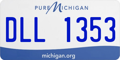 MI license plate DLL1353
