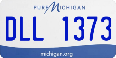 MI license plate DLL1373