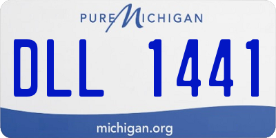 MI license plate DLL1441