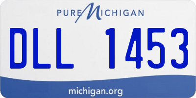 MI license plate DLL1453