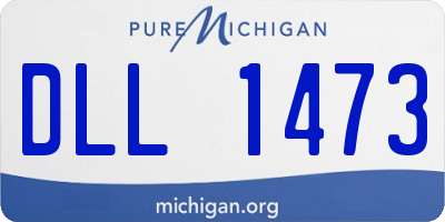 MI license plate DLL1473