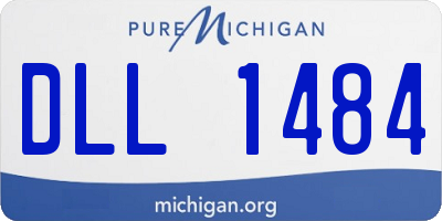 MI license plate DLL1484