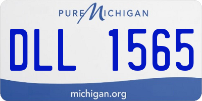 MI license plate DLL1565