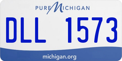MI license plate DLL1573