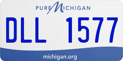MI license plate DLL1577