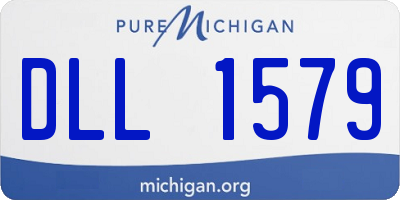 MI license plate DLL1579