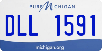 MI license plate DLL1591