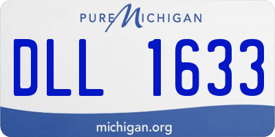 MI license plate DLL1633