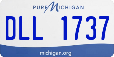 MI license plate DLL1737