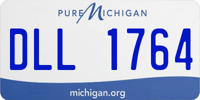 MI license plate DLL1764