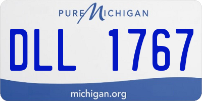 MI license plate DLL1767