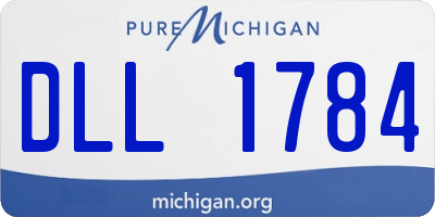 MI license plate DLL1784