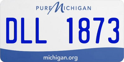 MI license plate DLL1873