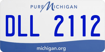 MI license plate DLL2112