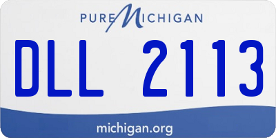 MI license plate DLL2113