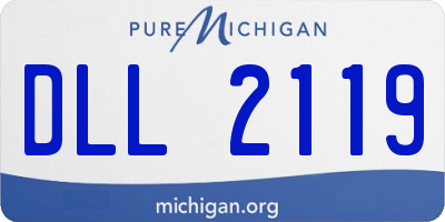 MI license plate DLL2119