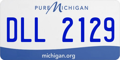 MI license plate DLL2129