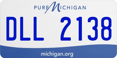 MI license plate DLL2138